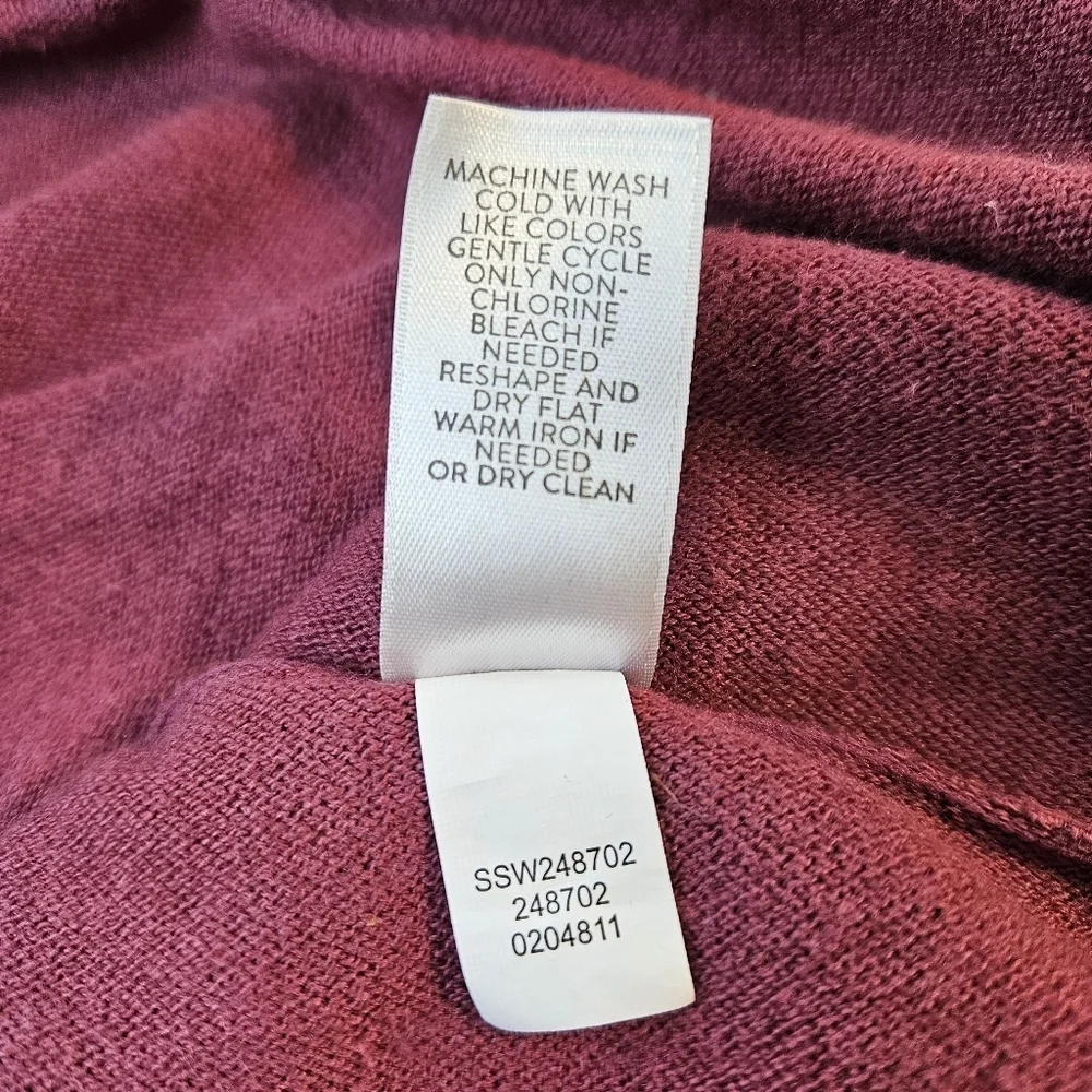 J. Jill Pure Jill Oversized V-neck Drop Shoulder Relaxed Sweater XS PETITE - Picture 7 of 9